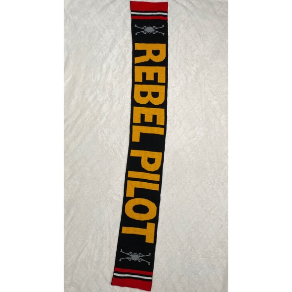 Star Wars Rebel Pilot Neck Scarf Kids Adults Unisex Scarf EUC Orange Black - Picture 2 of 7